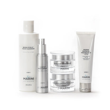 Jan Marini A Skin Care Management System - Dry/Very Dry with Marini Physical protectant SPF 45 Tinted