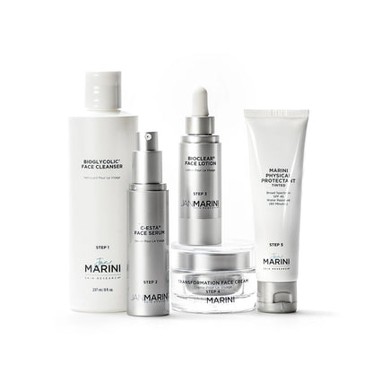 Jan Marini A Skin Care Management System - Normal Combo with Marini Physical protectant SPF 45 Tinted